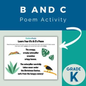B and C Poem