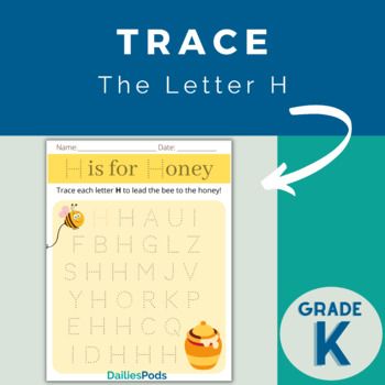 Trace Letter H