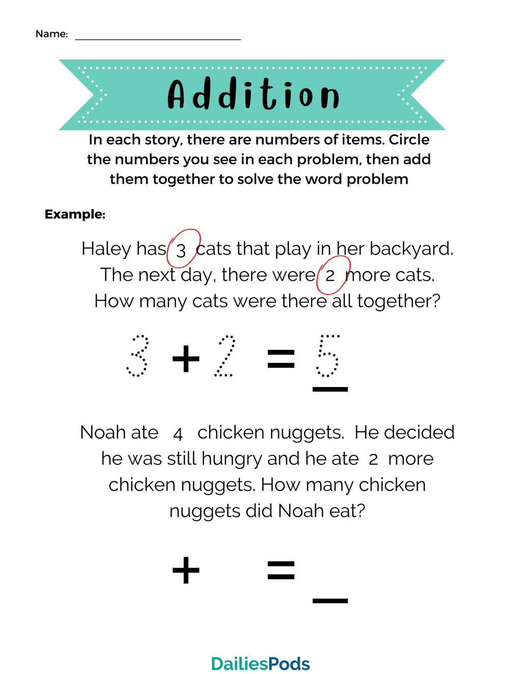 Addition Notes