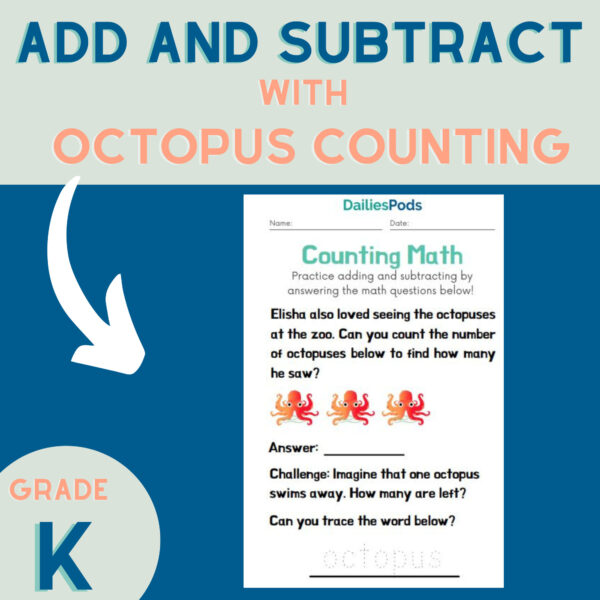 Add & Subtract Octopus Counting